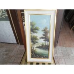 Малка картина масло на фазер Испания, двойна рамка - 3657